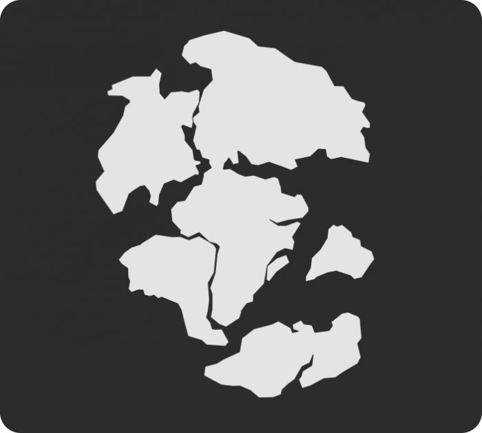 A map showing the state of pangaea during the Jurassic period.