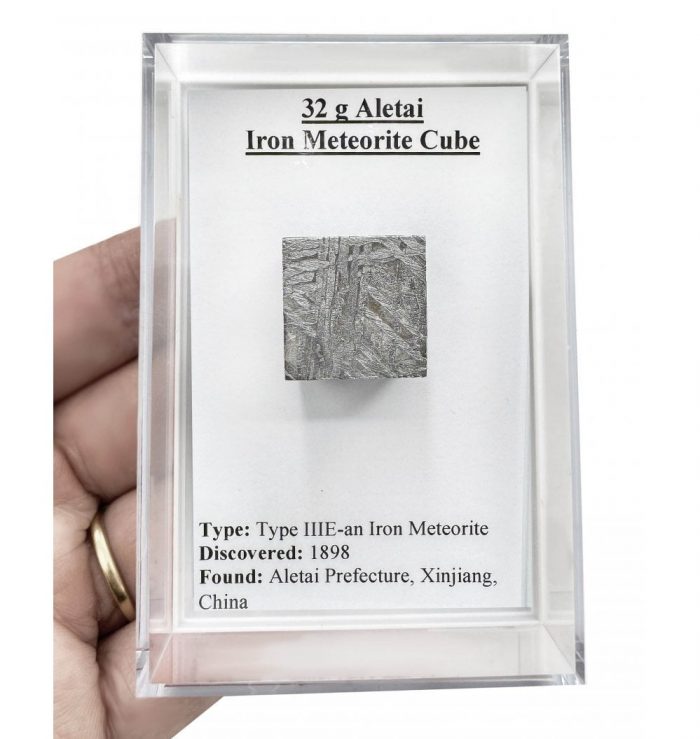 Aletai Iron Meteorite Cube
