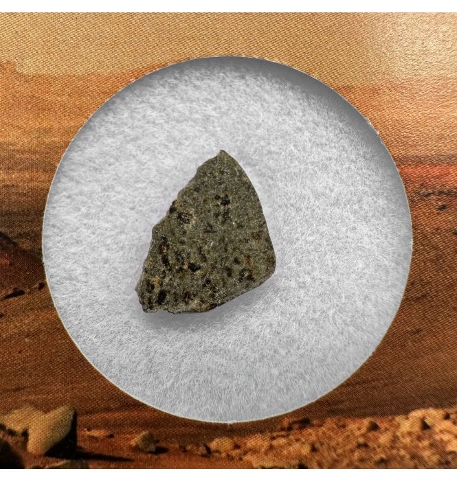 0.250g Martian Shergottite Meteorite Amgala 001 Martian Meteorite (SKU M2510)