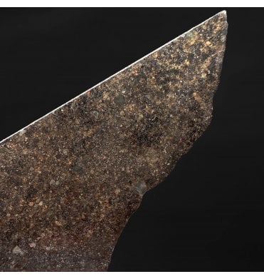 12g NWA 869/L4-6 Stoney Meteorite Bracciated Chondrite Slice (SKU M2448)