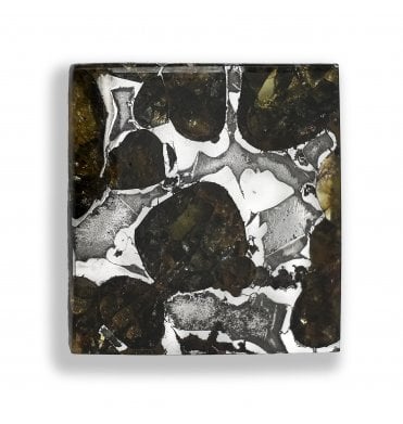 6g Brahin Pallasite Slice Stony-Iron Meteorite (SKU M2813)