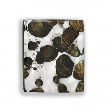 6g Brahin Pallasite Slice Stony-Iron Meteorite (SKU M2814)