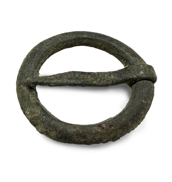 Ancient Medieval Bronze Ring Brooch (SKU ANT333)