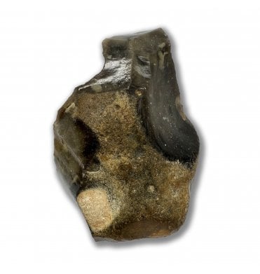 British Clactonian/Acheulean Biface Flint Tool found Highlands Farm, Henley on Thames, England:- Flint Handaxe (Tool-197)