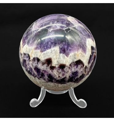 Chevron Amethyst Sphere (R1680)