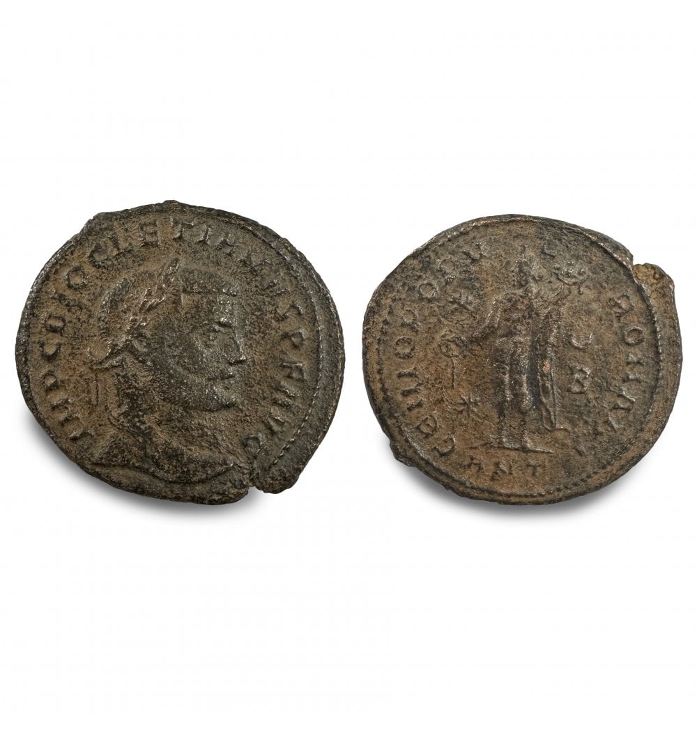 Fossils-UK.com | Genuine Roman Constantinian Bronze Follis Coin:- Antioch