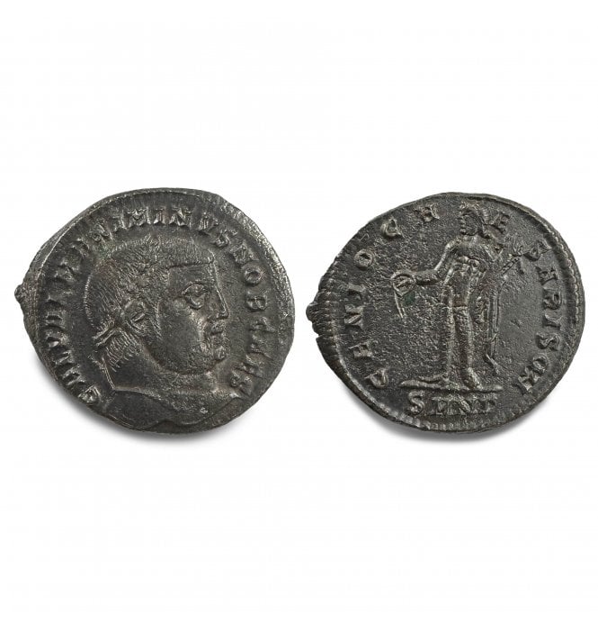 Fossils-UK.com | Genuine Roman Constantinian Bronze Follis Coin:- Nicomedia