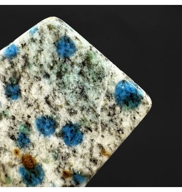 K2 Stone (White Granite with Azurite) (SKU R1302)