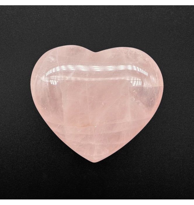 Rose Quartz Heart (SKU R1295)