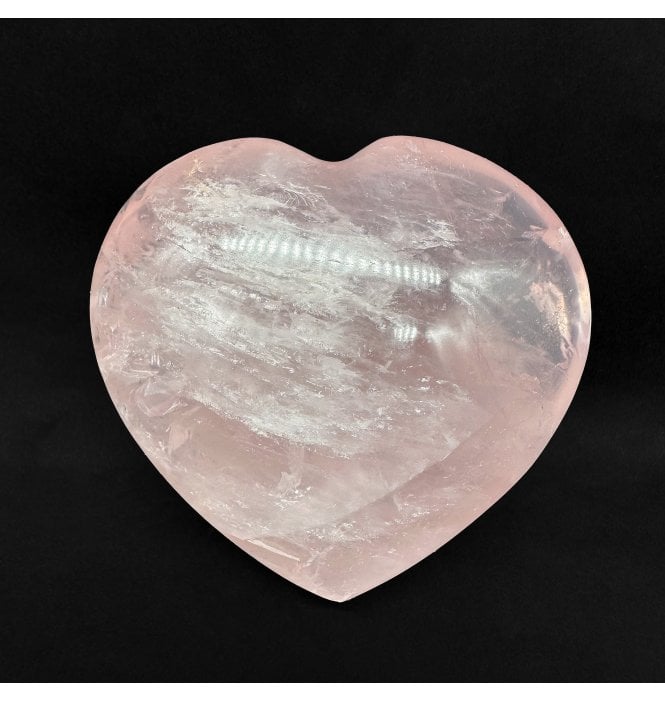 Rose Quartz Heart (SKU R1589)