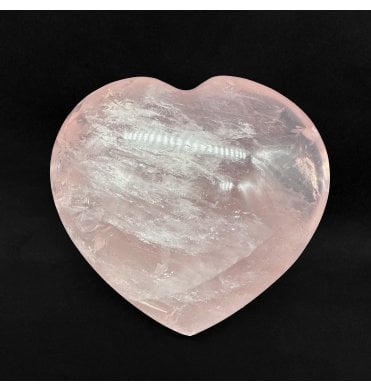 Rose Quartz Heart (SKU R1589)