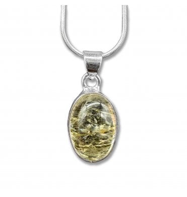 Sterling Silver Garden Quartz Pendant Necklace (SKU GEMS-069)